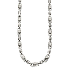 Chisel Stainless Steel Polished 6.50mm 24 inch Necklace SRN3042-24