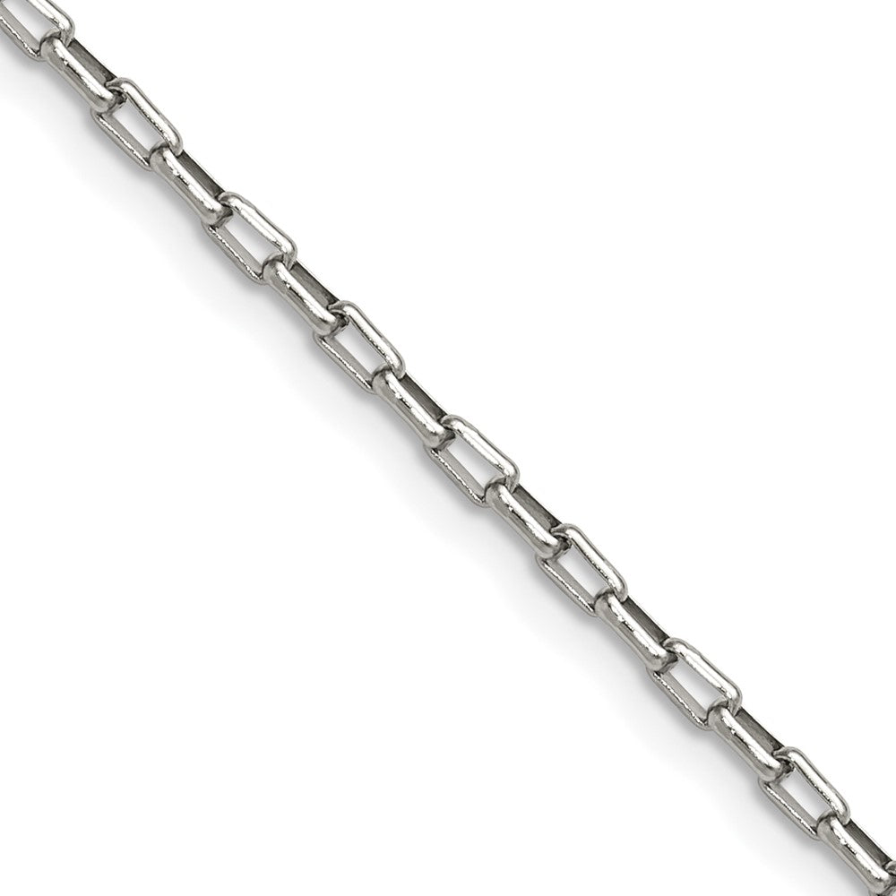 Chisel Stainless Steel Polished 2.2mm 16 inch Fancy Box/Paperclip ChainSRN3399