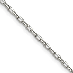 Chisel Stainless Steel Polished 2.2mm 16 inch Fancy Box/Paperclip ChainSRN3399