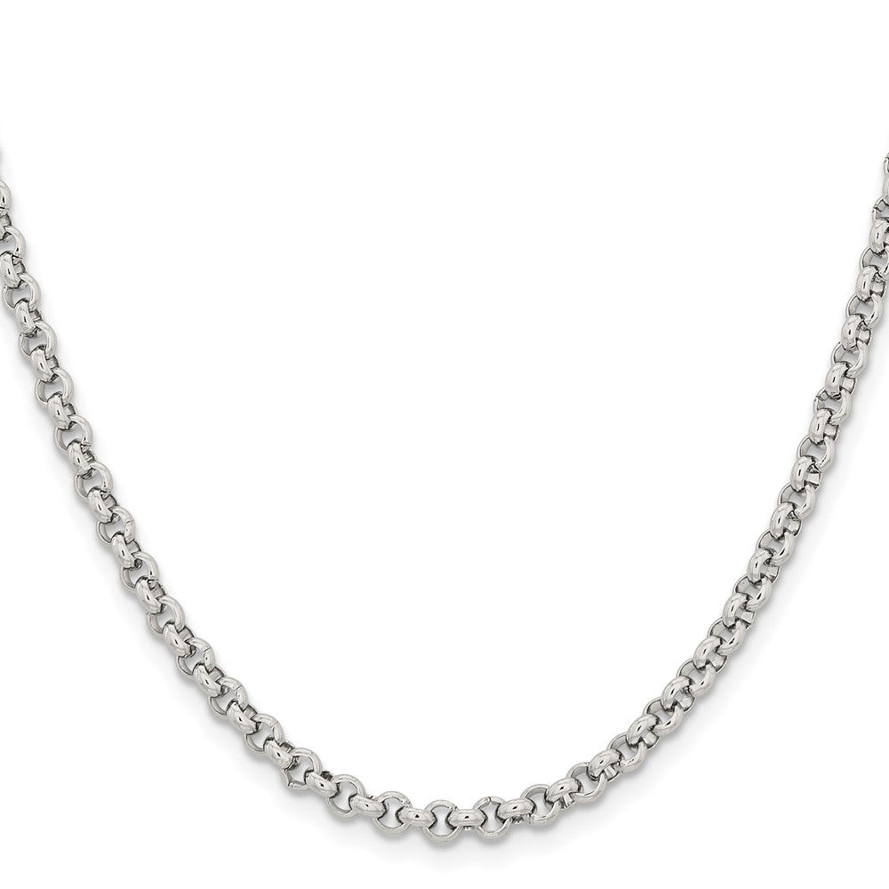 Chisel Stainless Steel Polished 3.9mm 24 inch Rolo ChainSRN653