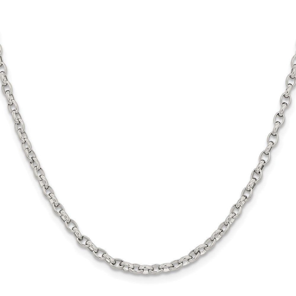 Chisel Stainless Steel Polished 3.2mm 20 inch Cable ChainSRN656