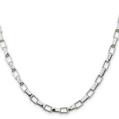 Chisel Stainless Steel Polished 4.8mm 30 inch Square Link ChainSRN666
