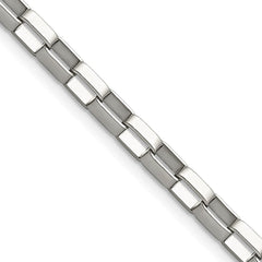 Chisel Stainless Steel Polished 4.8mm 22 inch Square Link ChainSRN666