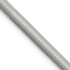 Chisel Stainless Steel Polished 6.2mm 20 inch Flat Snake ChainSRN671