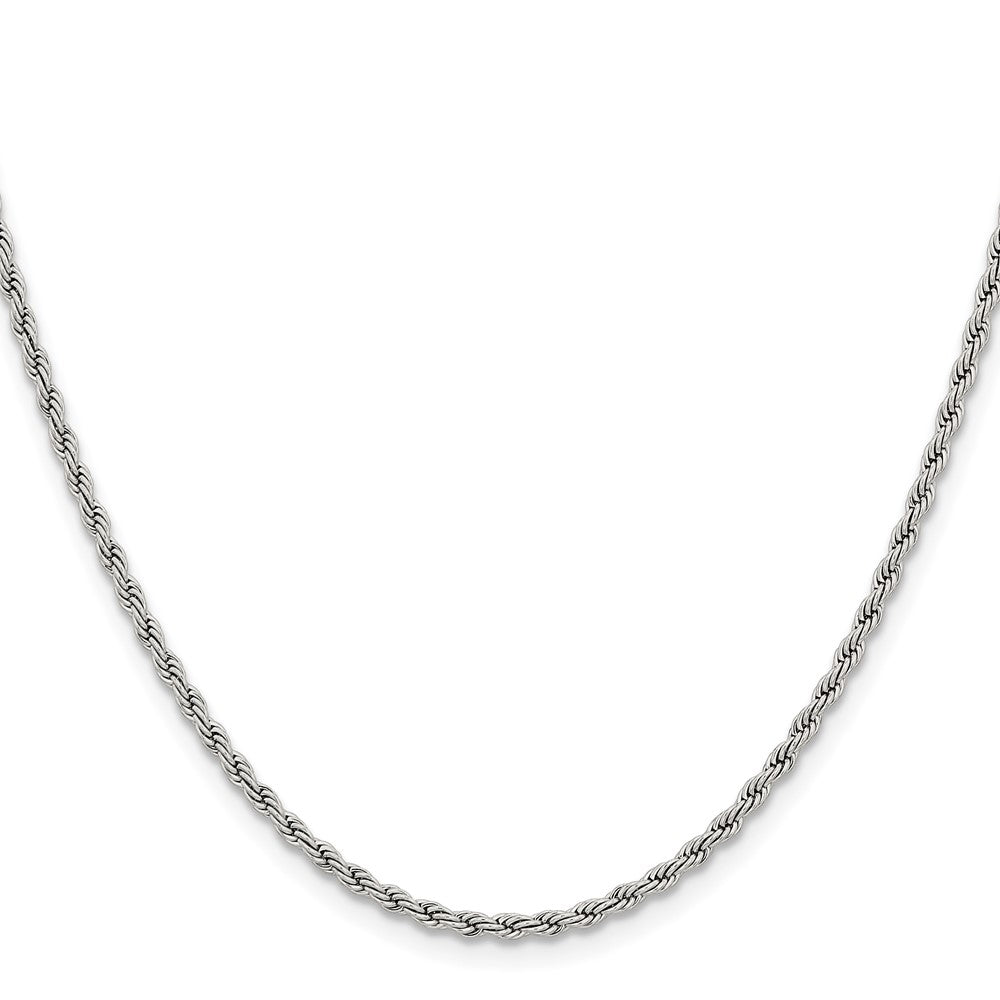 Chisel Stainless Steel Polished 2.4mm 18 inch Rope ChainSRN672