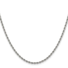 Chisel Stainless Steel Polished 2.4mm 18 inch Rope ChainSRN672