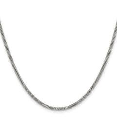 Chisel Stainless Steel Polished 2.5mm 24 inch Bismark ChainSRN674
