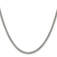 Chisel Stainless Steel Polished 3.2mm 24 inch Bismark ChainSRN675