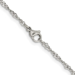 Chisel Stainless Steel Polished 2.5mm 24 inch Singapore ChainSRN677