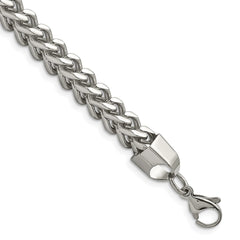 Chisel Stainless Steel Polished 6.75mm 9 inch Franco Chain SRN684-9