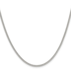 Chisel Stainless Steel Polished 2.25mm 18 inch Round Curb ChainSRN685