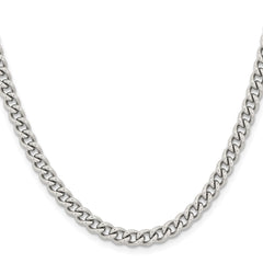 Chisel Stainless Steel Polished 5.3mm 20 inch Round Curb ChainSRN687
