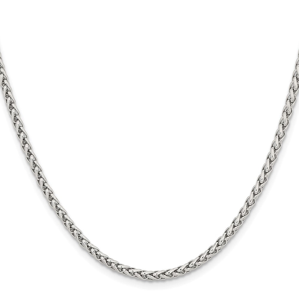 Chisel Stainless Steel Polished 3mm 22 inch Wheat ChainSRN805
