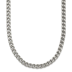 Chisel Stainless Steel Polished 24 inch Franco Chain SRN824-24