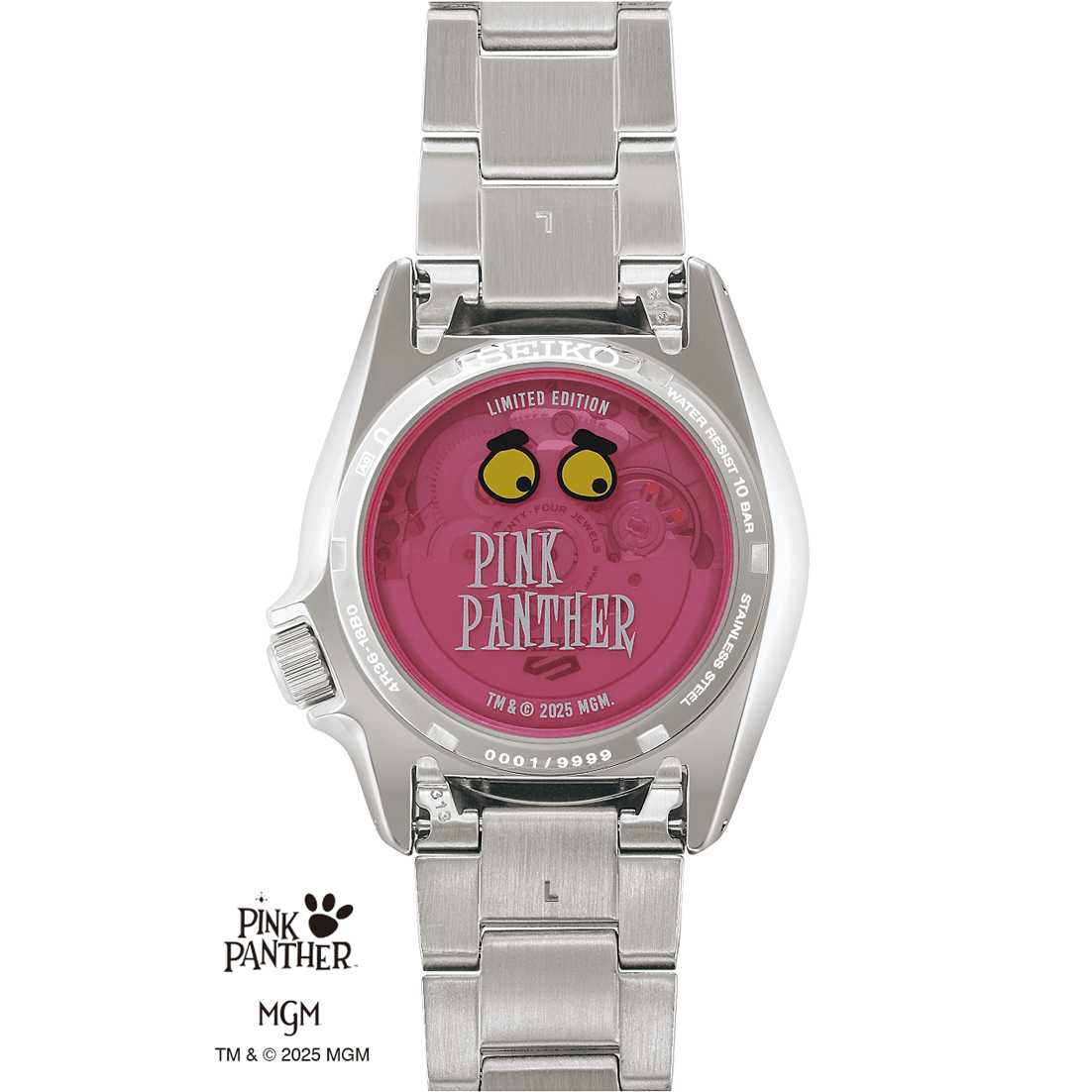 Seiko 5 Sports Pink Panther Limited Edition Watch SRPM07