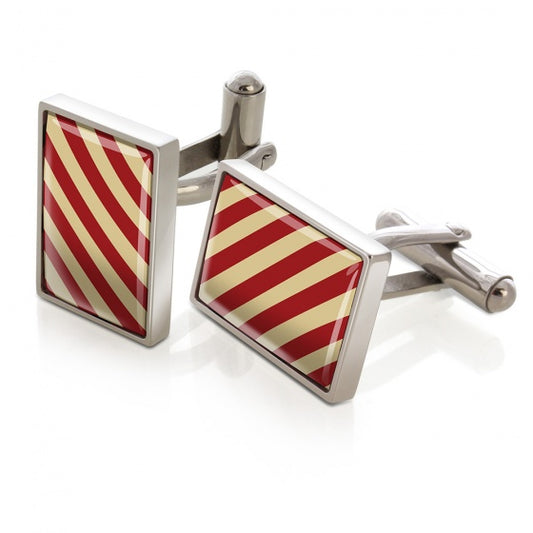 MClip Crimson & Gold Inlay Cufflinks SS-CLS-CRGD