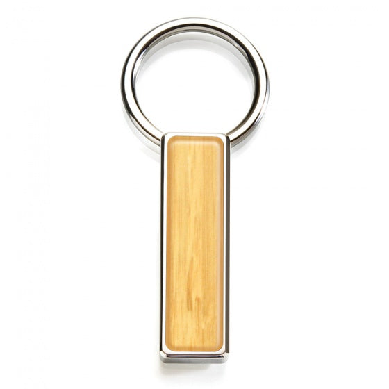 MClip Bamboo Wood Key Ring SS-KRG-BAWD