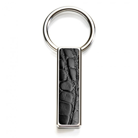 MClip Black Alligator Key Ring SS-KRG-BKAL