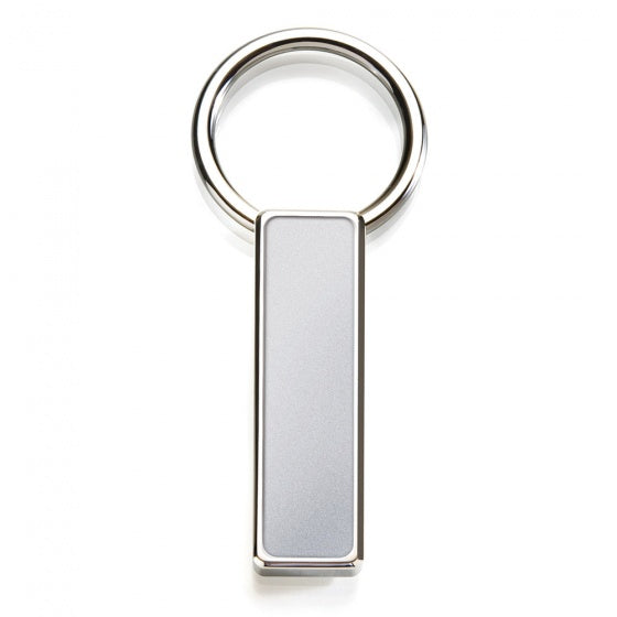 MClip Brushed Rhodium Key Ring SS-KRG-BRPB