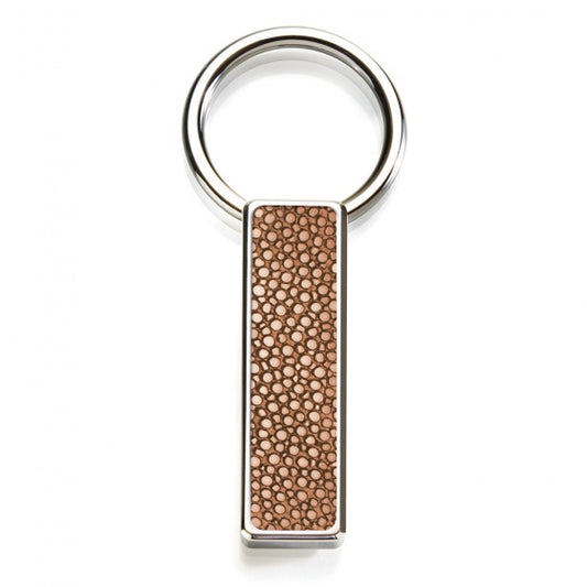 MClip Cognac Stingray Key Ring SS-KRG-CGSR