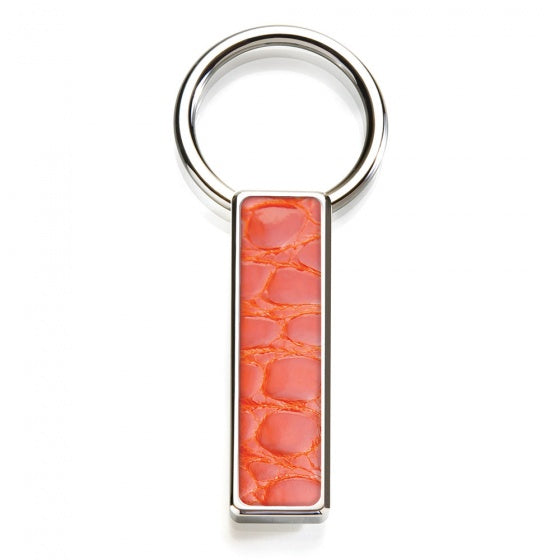 MClip Orange Alligator Key Ring SS-KRG-OGAL