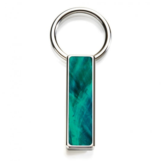 MClip Teal Angel Wing Key Ring SS-KRG-TLAW