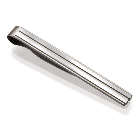 MClip Narrow 2 Bar Tie Clip SS-TIE-PB2B