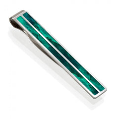 MClip Teal Angel Wing Tie Clip SS-TIE-TLAW