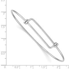 Sterling Silver 1.65mm Wire Expandable Bangle SS5042
