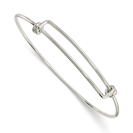 Sterling Silver 1.65mm Wire Expandable Bangle SS5042