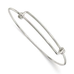 Sterling Silver 1.65mm Wire Expandable Bangle SS5042