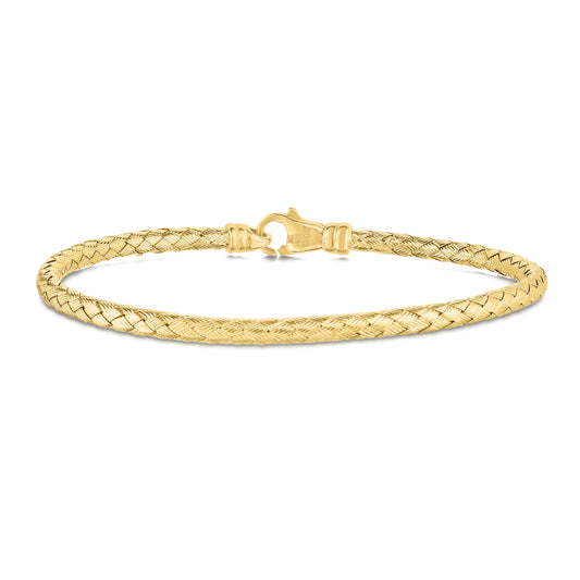 Parkplace Jewelers 14k-gold-thin-weaved-bangle-sta304