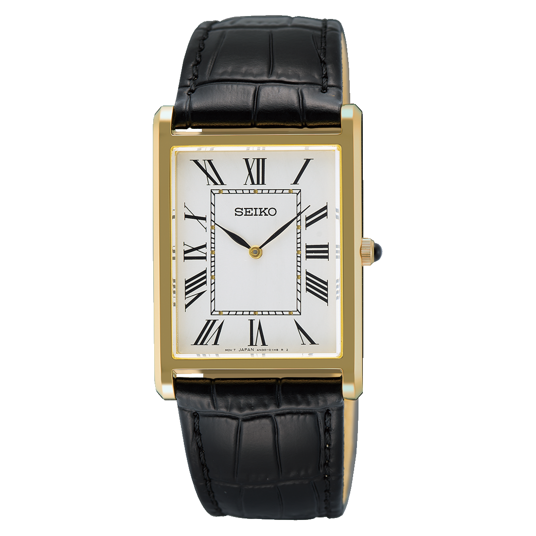 Seiko Classic Quartz White Dial Men's Watch SWR104