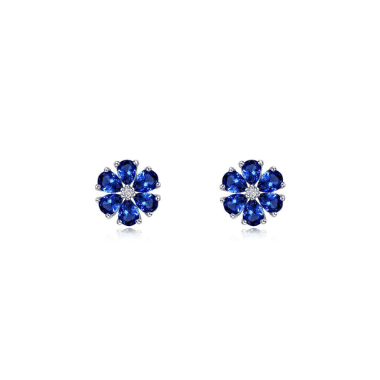 fancy-lab-grown-sapphire-flower-stud-earrings