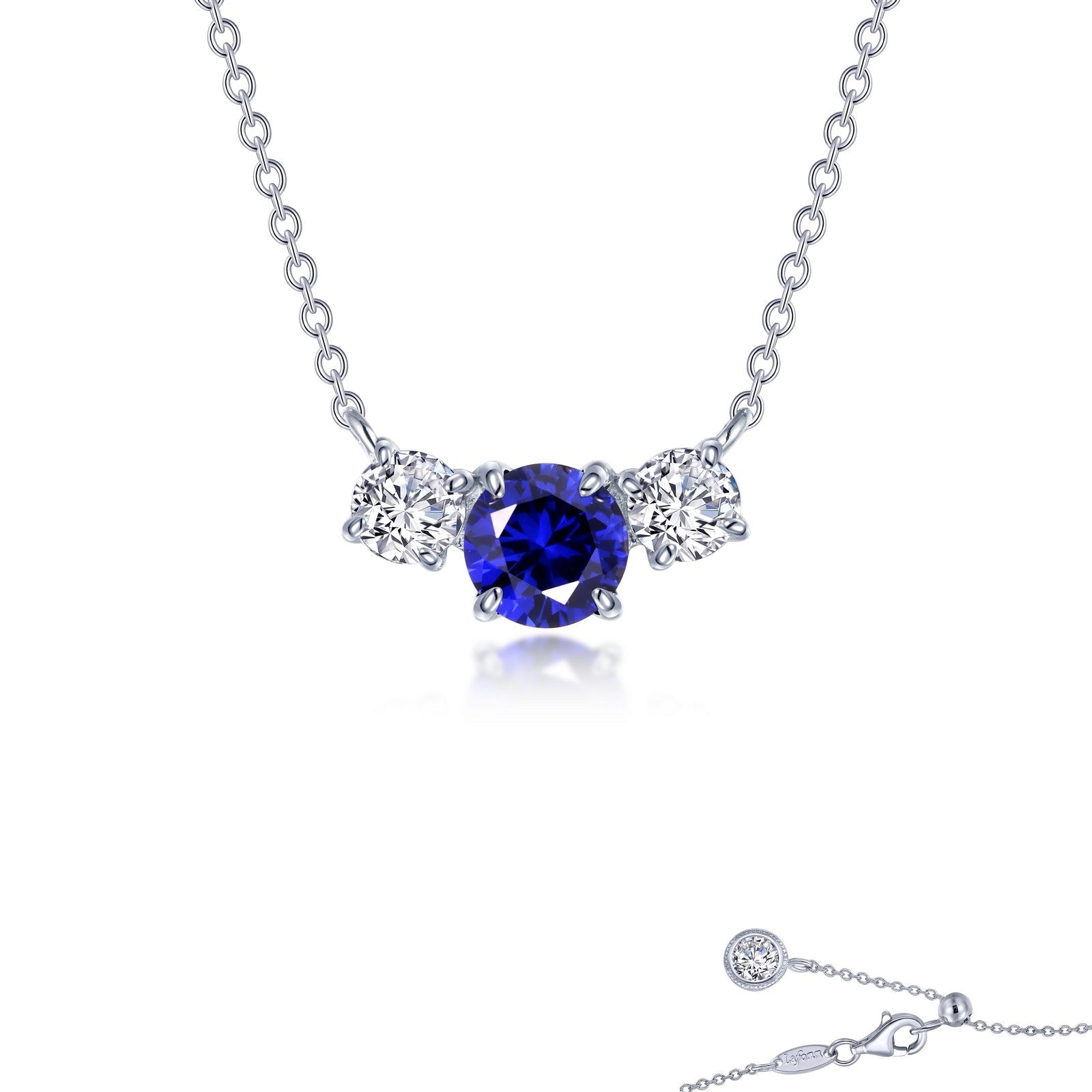 LAFONN Three-Stone Necklace N0259CLP20