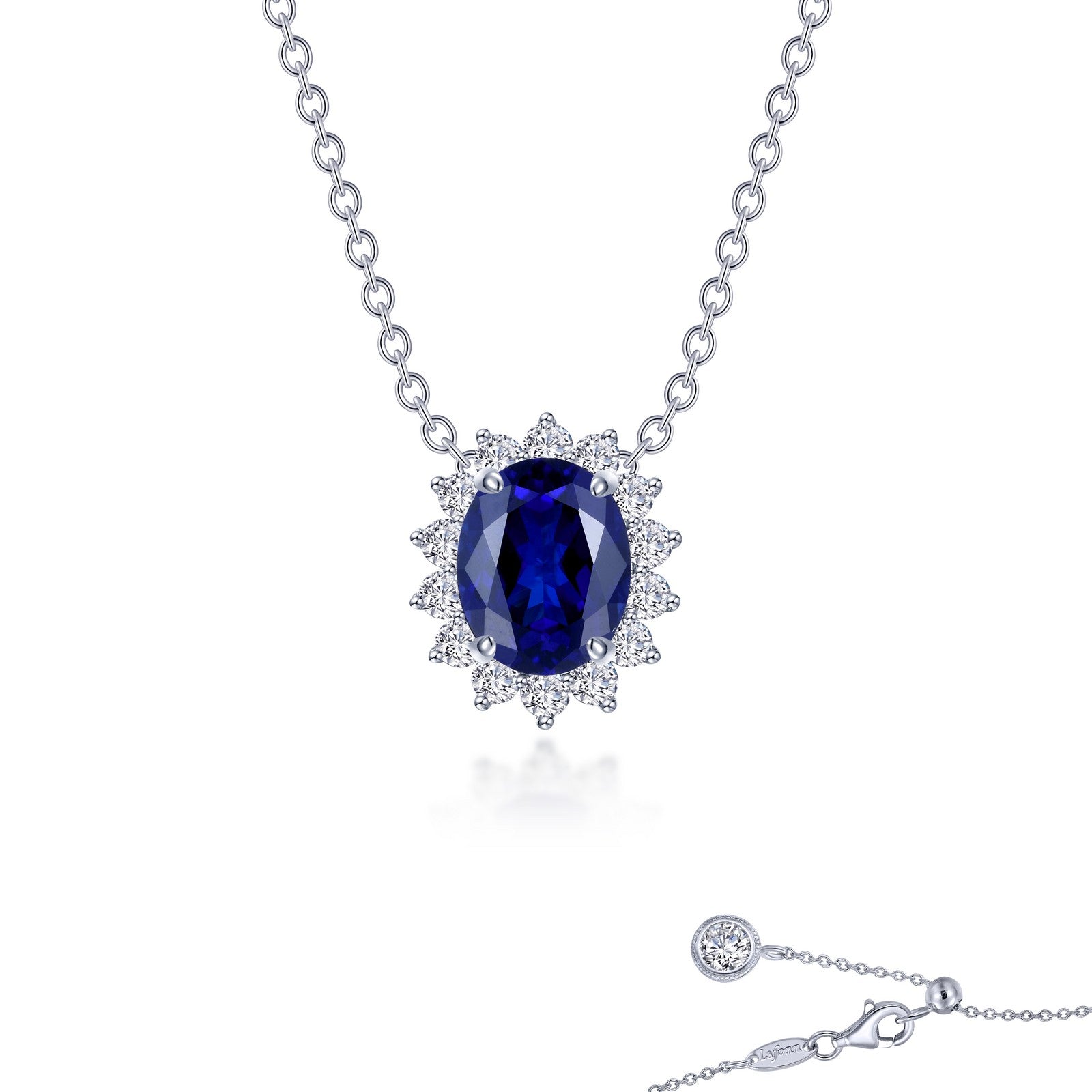 LAFONN 3.35 CTW Halo Necklace SYN024SP20