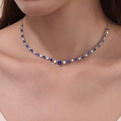 LAFONN Graduated Tennis Necklace N0272CLP16