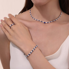 LAFONN Graduated Tennis Necklace N0272CLP16