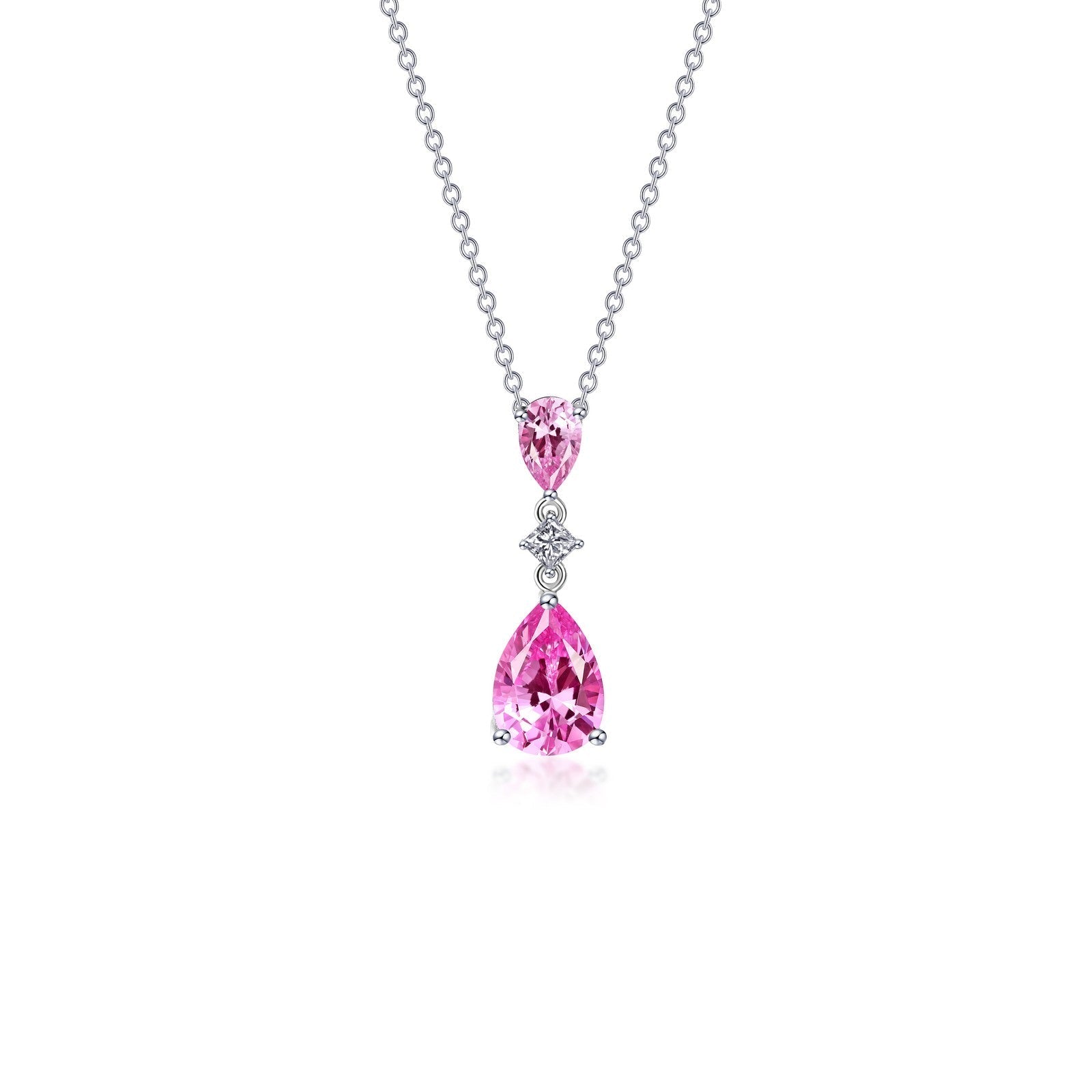 LAFONN 2.29 CTW Fancy Lab-Grown Sapphire Necklace SYP006PP20