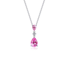 LAFONN 2.29 CTW Fancy Lab-Grown Sapphire Necklace SYP006PP20