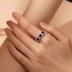 LAFONN Fancy Lab-Grown Sapphire Ring SYR017SP05