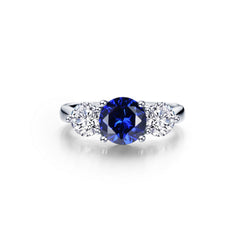 LAFONN Classic Three-Stone Engagement Ring R0186CLP05