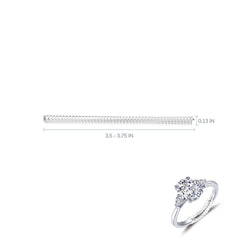 LAFONN 5.55 CTW Fancy Lab-Grown Sapphire Halo Ring SYR023PP05