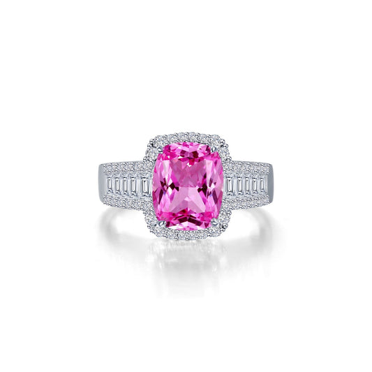 LAFONN 5.55 CTW Fancy Lab-Grown Sapphire Halo Ring SYR023PP05