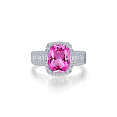 LAFONN 5.55 CTW Fancy Lab-Grown Sapphire Halo Ring SYR023PP05