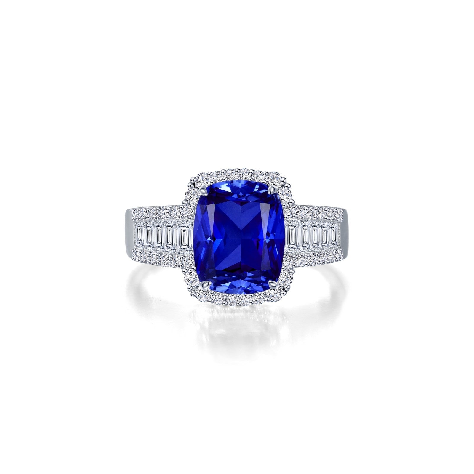 LAFONN 5.55 CTW Fancy Lab-Grown Sapphire Halo Ring SYR023SP05