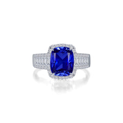 LAFONN 5.55 CTW Fancy Lab-Grown Sapphire Halo Ring SYR023SP05