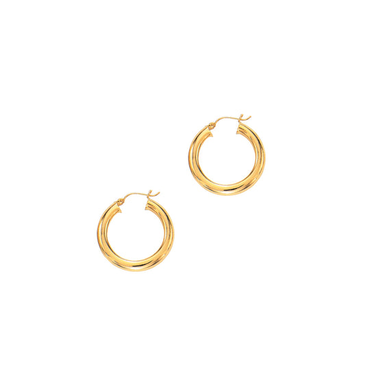 Parkplace Jewelers 14k-gold-5x30mm-hoops-t533
