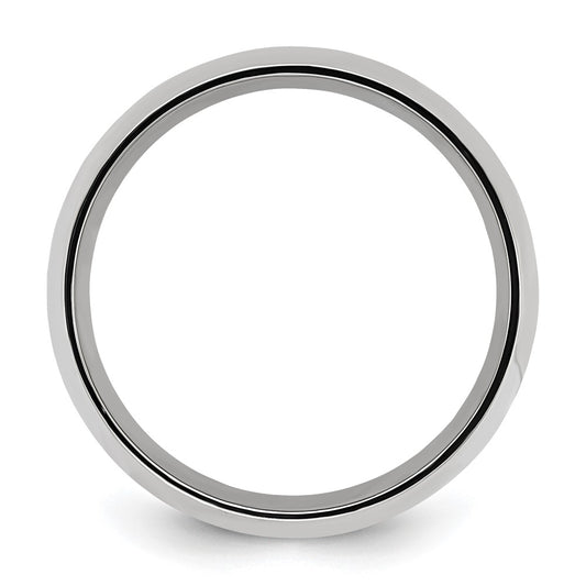 Chisel Titanium Yellow IP-plated Grooved 8mm Polished Band