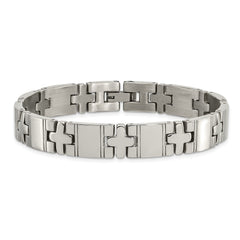 Chisel Titanium Polished 8.25 inch Bracelet TBB104-8.25